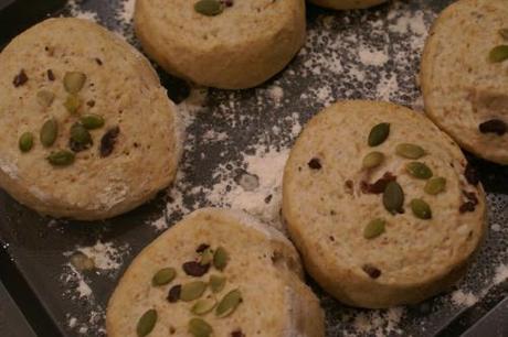 Let rise again Olive and parmesan bread rolls