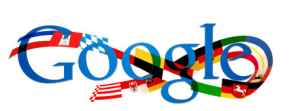 German unity day Google logo