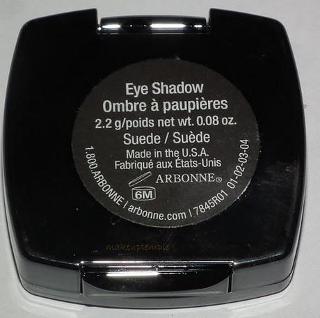 Swatches: Eye Shadow:Arbonne:Arbonne Suede Eye Shadow Swatches