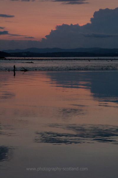 Cramond sunset Landscape photo - sunset over the Forth estuary at Cramond, Edinburgh
