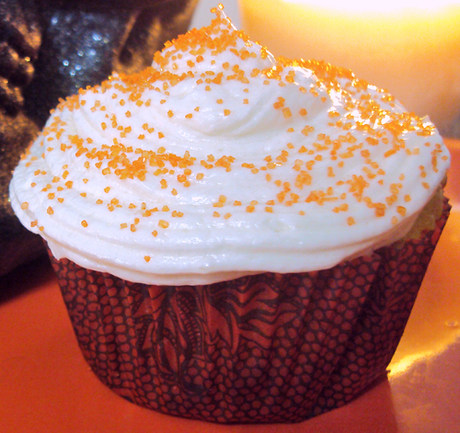 October Cupcake: Pumpkin Cheesecake with 