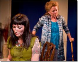 Mierka Girten and Susan Monts-Bologna in A Red Orchid Theatre's Review: Becky Shaw (A Red Orchid Theatre)