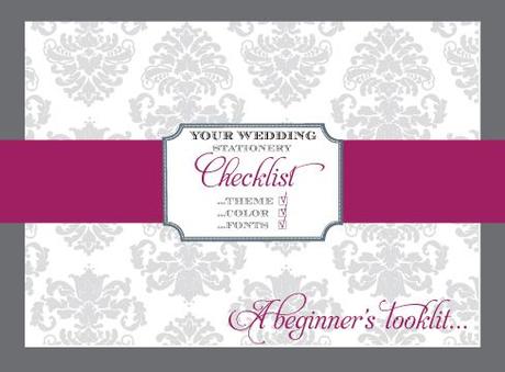 Your Wedding Stationery Checklist