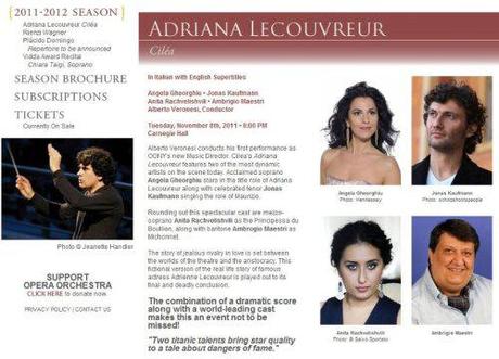 Adriana L. in NY, cast complete Adriana L. in NY, cast complete