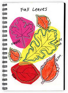 Art Journaling 136, Tissue Paper Fall Leaves