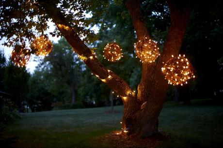 How to create stunning outdoor lighting with grapevine