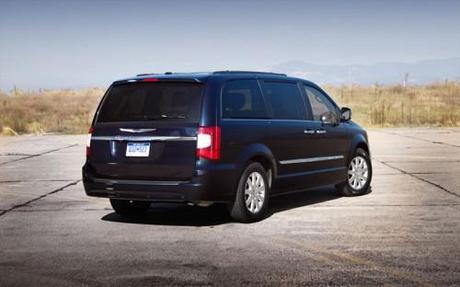 2011 Chrysler Town and Country Rear Angle View
