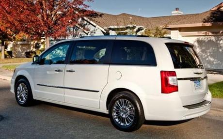 2011 Chrysler Town and Country Rear Side View