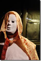 Stephen Gawrit in mask in The Plagiarists' Review: Caesura: A Butchery (The Plagiarists)