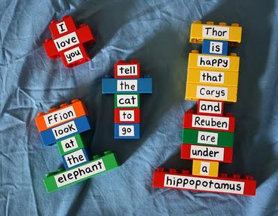 Friday Finds: DIY duplo word spellers