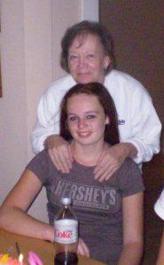 Me and my grand-daughter on her 13th birthday