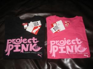 project pink t-shirts