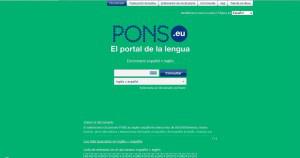 Pons Pons 300x158 The best online tools for learning Spanish
