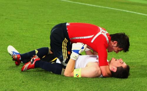 Iker Casillas Spain Euro 2012 Celebration