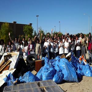 Press – Victorville Community Cleanup Day yields 8.72 tons of litter, trash Victor Valley High School's Interact Club and AVID were among several groups volunteering on Victorville Community Cleanup Day