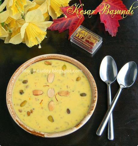 Basundi Recipe | Easy Kesar Basundi Recipe | Indian Dessert