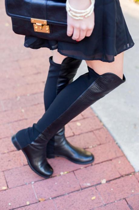 Back in Black stuart weitzman 5050 boots