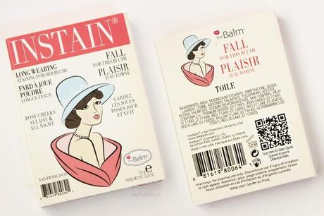 theBalm InStain Blush in Lace and Toile