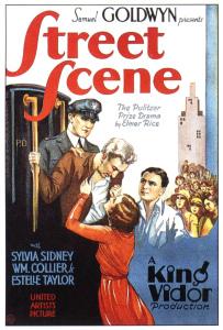 Street Scene 1931 Poster