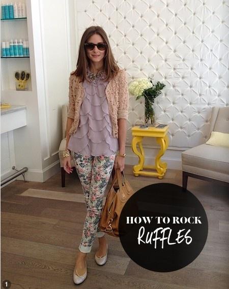 Olivia Palermo on How to Rock #ruffles { #fashion #summer #trend #looks #outfit #style }
