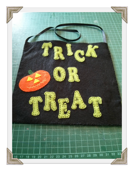 Winners In The Halloween Craft Competition 2013 Felt Trick or Treat Bag by Lisa Jayne Morse 23 Votes