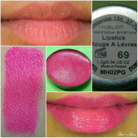 Inglot Freedom System Lipstick Refill 69 - Review and Swatches