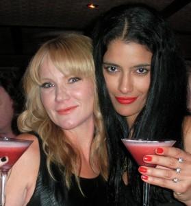 Jessica Clark (Lilith) and Tara Buck (Ginger) attend Australia's Club Fangtasia event