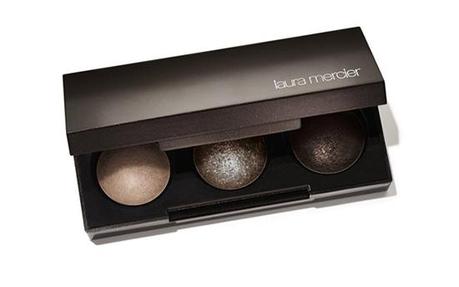 Artist Palette ($58.00) (Limited Edition, Sephora Exclusive)  Enclosed in a luxurious textured, chocolate brown case, this complete compact includes a large mirror and 12 eye colors hand selected by Laura Mercier. Mix and match for endless eye looks. 0.03 oz x 12 in Eye Colour in Sparkling Dew, Guava, African Violet, Plum Smoke, Kir Royal, Violet Ink, Vanilla Nuts, Primrose, Fresco, Bamboo, Truffle, Espresso Bean.
