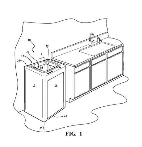 New Whirlpool Appliance Technology To Inclide Biometrics, Refrigerator Vacuum Chamber Concept diagram of a new indoor composter from a Whirlpool patent application.