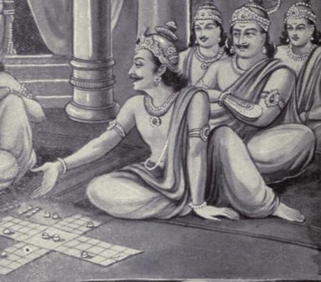 Shakuni and his craft Image courtesy : wikimedia