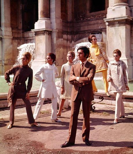Valentino with models