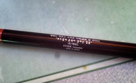 Etude House Soft Touch Auto Lipliner Review Etude House Soft Touch Auto Lipliner Review