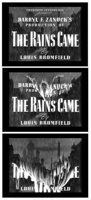 31 Days of Oscar: The Rains Came (1939) 31 Days of Oscar: The Rains Came (1939)