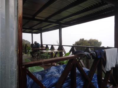 Climbing Mount Kinabalu in Borneo: Day 1 Part 6 – Our Base at Waras Hut waras hut balcony