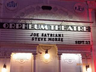 Ripple Field Trip - Joe Satriani Live In Boston@The Orpheum Theater Unstoppable Momentum Tour 2013 with special guest Steve Morse