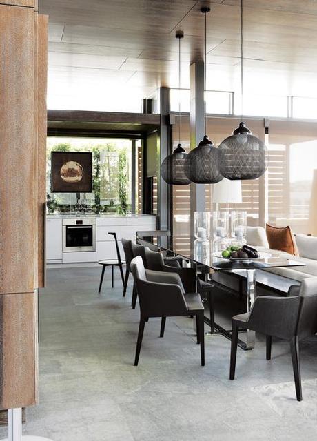 cape town penthouse interior dining room 