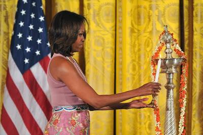 Deepavali ~ the festival of lights at USA - Michelle Obama joins celebrations