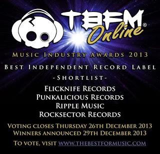 Ripple Music Nominated for Several 2013 Industry Best Of Awards