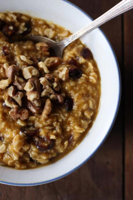 Put More Pumpkin In It: Pumpkin, Cranberry & Walnut Oatmeal Pumpkin Oatmeal 02