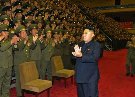 Kim Jong Un Attends Photo-Op with KPA Psywar Personnel