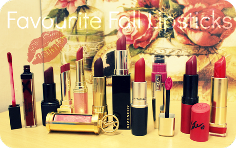 Fall/Winter Favourite | Lipsticks/Gloss | Swatches