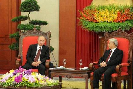 Mr. Putin also met with the General Secretary of the Communist Party of Vietnam, Nguyen Phu Trong.