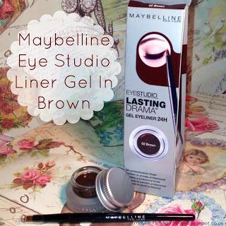 Maybelline Eye Studio Liner Gel In Brown Maybelline Eye Studio Liner Gel In Brown