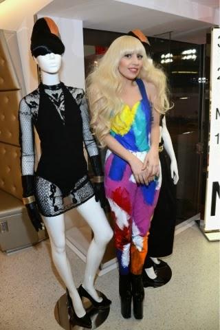 LADY GAGA AT H&M; STORE OPENING IN TIME SQUARE