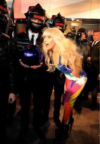 LADY GAGA AT H&M; STORE OPENING IN TIME SQUARE