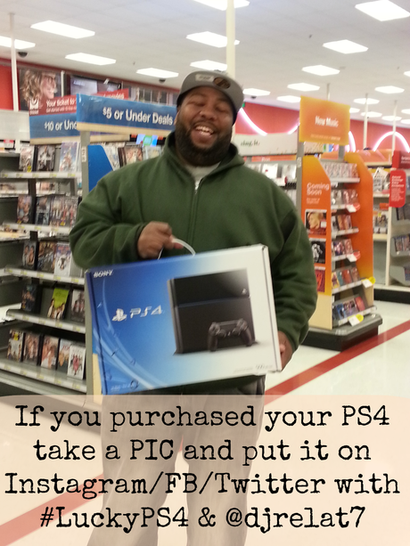 happy man who bought the #PS4