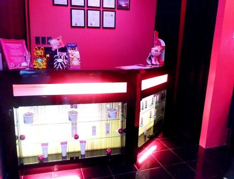 Pink Parlour PH - reception Area