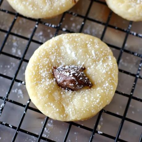 Kolacky Cookies with Nutella Filling