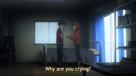 Golden Time Episode 7 You're surprised? He's cried in most of the scenes you two have shared, Linda