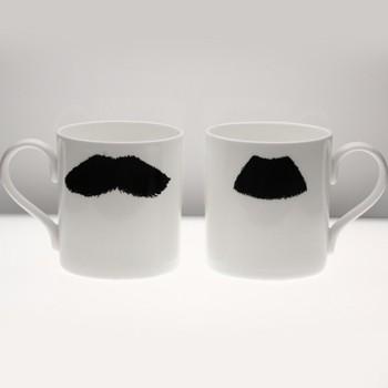Peter Ibruegger Studio - Moustache Mug - Mustafa/Chaplin